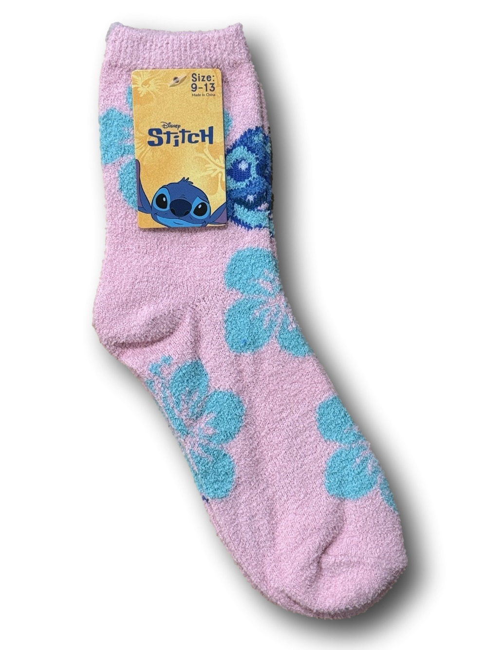 3/$20 Disney Stitch & Flowers Cozy Fashion Socks - NWT